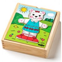 Mačka na obliekanie, drvené puzzle 18 dielny set - Woodyland - m/a/macka-na-obliekanie-drvene-puzzle-18-dielny-set-woodyland.jpg