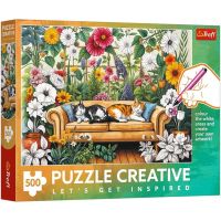 Mačky v kvetinovej záhrade – 500-dielne kreatívne puzzle – Trefl - m/a/macky-v-kvetinovej-zahrade-500-dielne-kreativne-puzzle-trefl-1.jpg