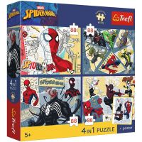 Marvel Spider-Man - 4 x 88 ks Premium Plus Kids puzzle - Trefl - m/a/marvel-spider-man-4-x-88-ks-premium-plus-kids-puzzle-trefl-1.jpg