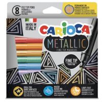 Metallic 8 dielny set farebných fixiek - Carioca - m/e/metallic-8-dielny-set-farebnych-fixiek-carioca.jpg