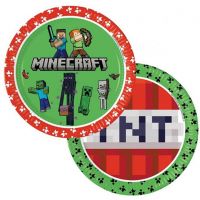 Minecraft 8-dielna sada papierových tanierov 23 cm - m/i/Minecraft-8-dielna-sada-papierovych-tanierov-23-cm-1.jpg