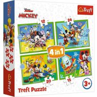 Mickey Mouse a priatelia 4v1 puzzle - Trefl - m/i/mickey-mouse-a-priatelia-4v1-puzzle-trefl.jpg