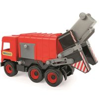 Middle Truck: Odpadové auto 43 cm červené - Wader - m/i/middle-truck-odpadove-auto-43-cm-cervene-wader.jpg