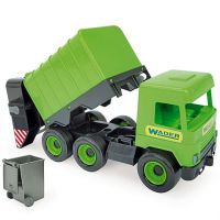 Middle Truck: Odpadové auto 43 cm zelené - Wader - m/i/middle-truck-odpadove-auto-43-cm-zelene-wader.jpg