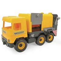 Middle Truck: Odpadové auto 43 cm žlté - Wader - m/i/middle-truck-odpadove-auto-43-cm-zlte-wader.jpg
