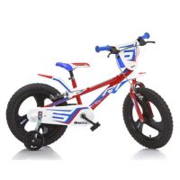 Mountain Bike R1 červeno-modrý detský bicykel vo veľkosti 16 - bicykel Dino Bikes