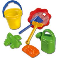 Veľký set do piesku s vlnovkovitým vedierkom 7 ks - D-Toys - n/a/Nagy-homokozo-szett-hullamos-vodorrel-7-reszes-D-Toys.jpg