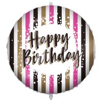 Narodeninový fóliový balón – s nápisom „Happy Birthday“, zlatá-čierna-ružová pruhovaná dizajn 46 cm - n/a/Narodeninovy-foliovy-balon---s-napisom--Happy-Birthday---zlata-cierna-ruzova-pruhovana-dizajn-46-cm-1.jpg