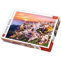 Santorini západ slnka 1000 ks puzzle - Trefl - n/a/naplemente-santorini-1000db-os-puzzle.jpg