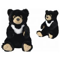 Nicotoy čierny plyšový medvedík 25 cm - Simba Toys