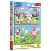 Peppa na ihrisku 2x24-dieliková puzzle - Trefl - p/e/Peppa-na-ihrisku-2x24-dielikova-puzzle--Trefl-1.jpg