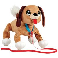 Peppy Pups: Hnedý plyšový pes s vodítkom, 28 cm - p/e/Peppy-Pups-Hnedy-plysovy-pes-s-voditkom-28-cm-1.jpg