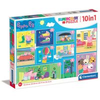 Peppa Pig 10v1 puzzle set - Clementoni - p/e/peppa-pig-10v1-puzzle-set-clementoni.jpg