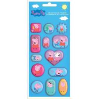 Peppa Pig 13-dielny set hologramových 3D nálepiek - p/e/peppa-pig-13-dielny-set-hologramovych-3d-nalepiek.jpg
