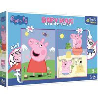 Peppa Pig obojstranné 4v1 Baby Maxi puzzle 2x10ks - Trefl - p/e/peppa-pig-obojstranne-4v1-baby-maxi-puzzle-2x10ks-trefl.jpg