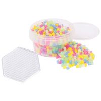 PlayBox: 5mm MIDI zažehľovacie priehľadné korálky 1000ks so šesťuholníkovou podložkou - p/l/PlayBox-5mm-MIDI-zazehlovacie-priehladne-koralky-1000ks-so-sestuholnikovou-podlozkou-1.jpg