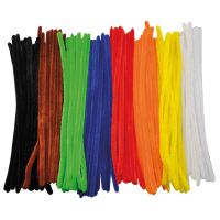 PlayBox: Farebné čenilové drôty základné farby 10mm x 30cm balenie 100 ks