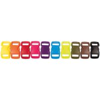 PlayBox: Plastové farebné spony, sada 10 ks, 11 mm