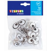 PlayBox: Sada plastových očí pre bábiky, 25 kusov