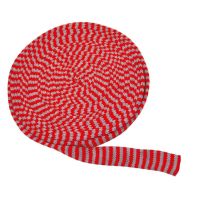 PlayBox: Stlačiteľný červeno-šedý textilný kotúč 10m x 3cm