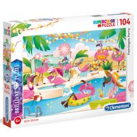 Plameniak párty 104 dielne puzzle - Clementoni - p/l/plameniak-party-104-dielne-puzzle-clementoni.jpg