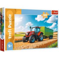 Poľnohospodárske stroje: Traktor s prívesom 100-dielne puzzle - Trefl - p/o/Polnohospodarske-stroje-Traktor-s-privesom-100-dielne-puzzle--Trefl-1.jpg