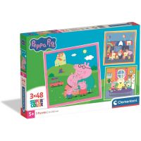 Prasiatko Peppa 3×48 dielikov Super Color puzzle - Clementoni - p/r/Prasiatko-Peppa-3-48-dielikov-Super-Color-puzzle--Clementoni-1.jpg