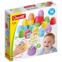 Quercetti: Momy Soft 18 ks mäkká hrkajúca stavebnica kocky set - q/u/Quercetti-Momy-Soft-18-ks-makka-hrkajuca-stavebnica-kocky-set-1.jpg