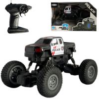 RC Policajné horolezecké auto 4WD na diaľkové ovládanie 1/18 21cm