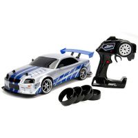 RC Rýchlo a zbesilo Nissan Skyline GT-R drift auto na diaľkové ovládanie 1/10 - Simba Toys