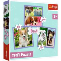 Rozkošné psy 3v1 50-36-20 dielne puzzle - Trefl - r/o/rozkosne-psy-3v1-50-36-20-dielne-puzzle-trefl.jpg
