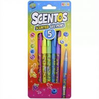 Scentos voňavé gélové perá, 5 ks – neónové farby - s/c/scentos-vonave-gelove-pera-5-ks-neonove-farby-1.jpg