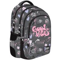 Šedý školský batoh s nápisom St.Right Good Vibes BP58 40x28x18 cm - s/e/Sedy-skolsky-batoh-s-napisom-St-Right-Good-Vibes-BP58-40x28x18-cm-1.jpg