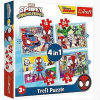 Spiderman s priateľmi 4v1 puzzle set - Trefl - s/p/spiderman-s-priatelmi-4v1-puzzle-set-trefl.jpg
