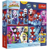 Spidey a priatelia - 4 x 88 ks Premium Plus Kids puzzle - Trefl - s/p/spidey-a-priatelia-4-x-88-ks-premium-plus-kids-puzzle-trefl-1.jpg