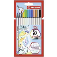 Stabilo: Pen 68 brush 12 dielny set fixiek - s/t/stabilo-pen-68-brush-12-dielny-set-fixiek.jpg