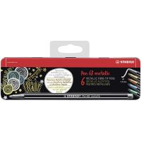Stabilo: Pen 68 Metalické fixky 6 dielny set v kovovej krabici - s/t/stabilo-pen-68-metalicke-fixky-6-dielny-set-v-kovovej-krabici.jpg