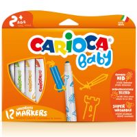 Carioca: Farebné fixky pre najmenších 12 kusov - vymývateľné - s/z/szines-bebi-filctoll-12db-os-carioca.jpg