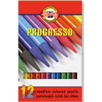 ICO: Pastelová ceruzka v laku Progresso 12ks Koh-I-Noor - s/z/szines-progresso-koh-12db.jpg