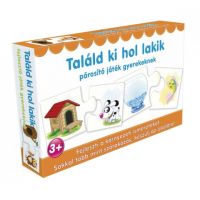 Puzzle pre najmenších - Hádaj kto kde býva - t/a/Talald-ki-hol-lakik-parosito-jatek.jpg