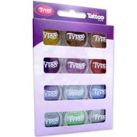 TyToo: Súprava doplnkových trblietavých farieb 12 × 2,5 ml