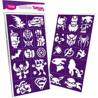 Tytoo: 25-dielna sada šablón Heroes - t/y/Tytoo-25-dielna-sada-sablon-Heroes-1.jpg