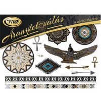 TyToo: Zlaté tetovanie Egyptské motívy set 21x15cm - t/y/tytoo-zlate-tetovanie-egyptske-motivy-set-21x15cm.jpg