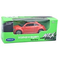 Welly: Moderný červený model autíčka Volkswagen Chrobák 1/64 - w/e/Welly-Moderny-cerveny-model-auticka-Volkswagen-Chrobak-1-64-1.jpg