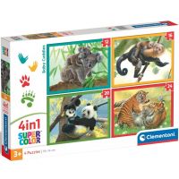 Zvieratá s mláďatami 4 v 1 12, 16, 20 a 24-dielne puzzle - Clementoni - z/v/Zvierata-s-mladatami-4-v-1-12-16-20-a-24-dielne-puzzle--Clementoni-1.jpg