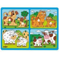 Zvieratá s mláďatami, drevené puzzle s rukoväťou - Woodyland - z/v/zvierata-s-mladatami-drevene-puzzle-s-rukovatou-woodyland.jpg
