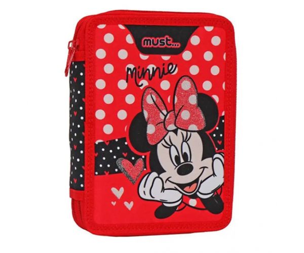 Must: Disney Minnie Mouse plnený peračník s dvomi priehradkami