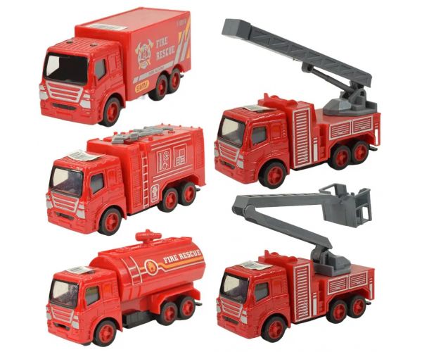 Fire Rescue: Hasičský kamión so zotrvačníkom v rôznych variantoch 9,5cm 1ks