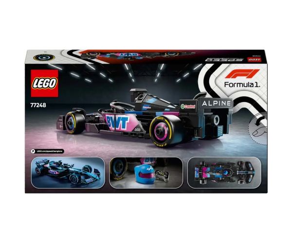 LEGO® Speed Champions: BWT Alpine F1® Team A524 pretekárske auto (77248)