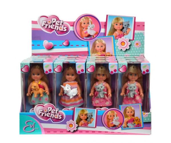 Évi Love so zvieracími priateľmi 3 druhy - Simba Toys